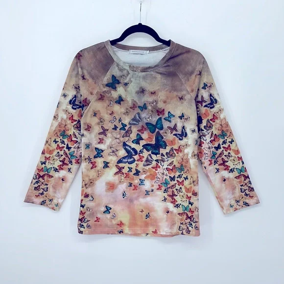 MISSLOOK Butterfly Top - Picture 2 of 4